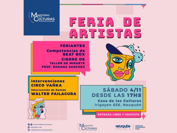 WEB «Feria de Artistas» a la Casa de las Culturas «Artistas Neuquinos»